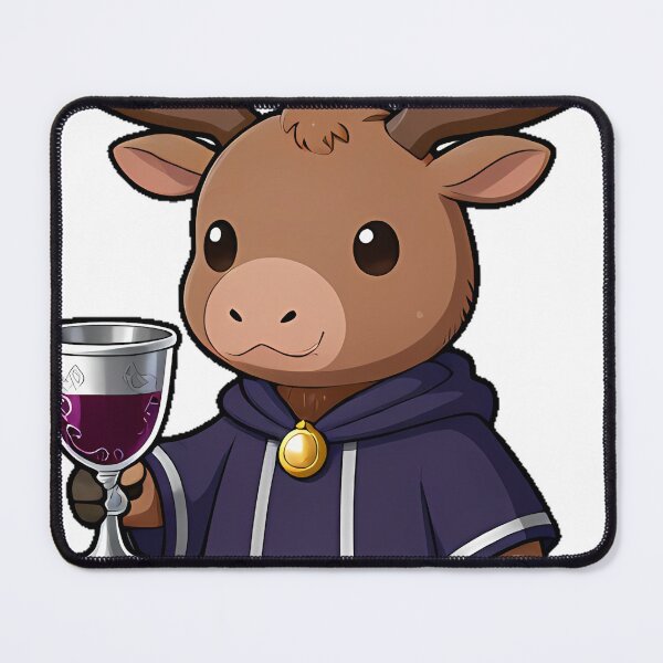 Item preview, Moose Scholar with Silver Chalice designed and sold by IllumeInk.