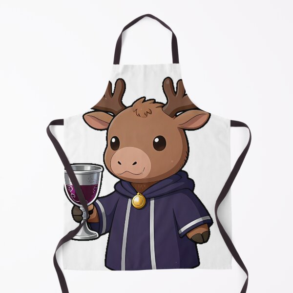 Item preview, Moose Scholar with Silver Chalice designed and sold by IllumeInk.