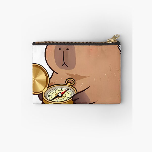 Item preview, Capybara with Brass Compass designed and sold by pumsquare.