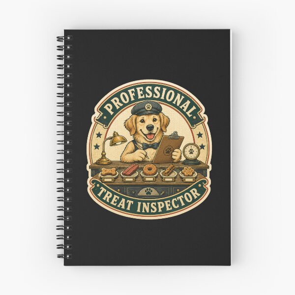 Item preview, Professional Treat Inspector Funny Dog Sticker and T-Shirt designed and sold by -DEEWOLF-.