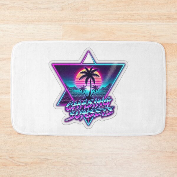 Item preview, Chasing Sunsets 80s Retro Synthwave Neon Design designed and sold by EmrYldrn.