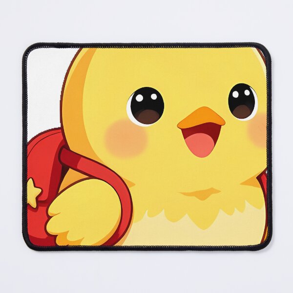 Item preview, Baby Chick with Red Backpack designed and sold by pumsquare.