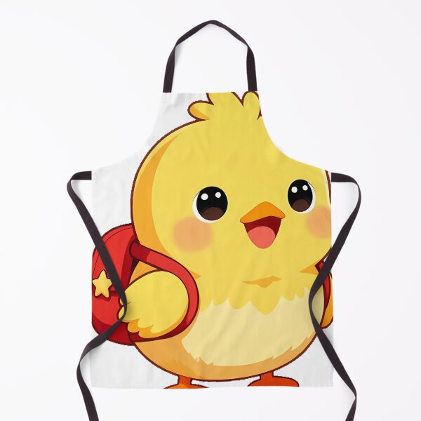 Item preview, Baby Chick with Red Backpack designed and sold by pumsquare.