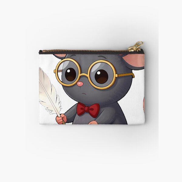 Item preview, Mouse Scholar with Quill and Spectacles designed and sold by IllumeInk.