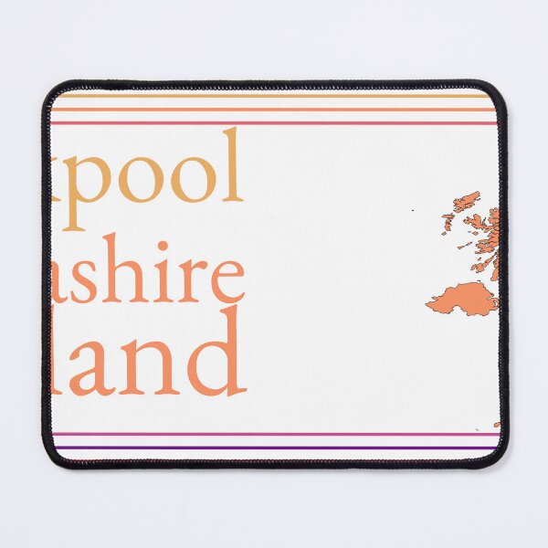 Item preview, Blackpool Lancashire England City Marked On Map designed and sold by TheIconSmith.