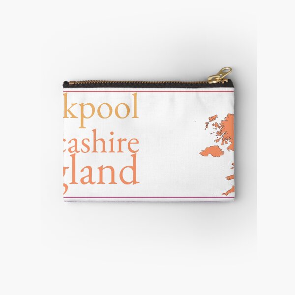 Item preview, Blackpool Lancashire England City Marked On Map designed and sold by TheIconSmith.