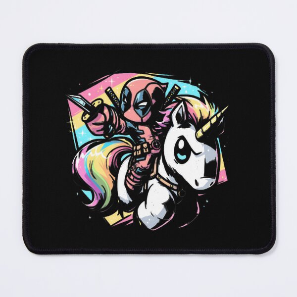 Item preview, Chibi Mercenary Riding Rainbow Unicorn designed and sold by daniele32prey.