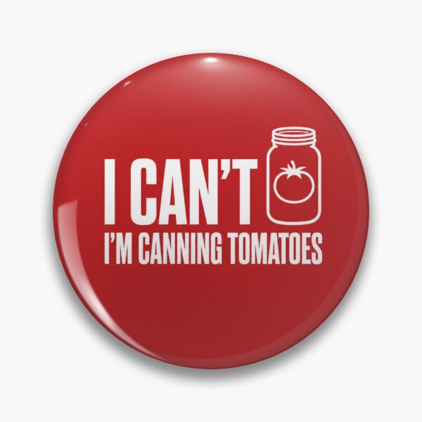 Item preview, I Can't I'm Canning Tomatoes Shirt, Funny Parody Logo Gardener Tee, Minimalist Tomato Season Sarcastic T-Shirt designed and sold by TshirtsLabs.