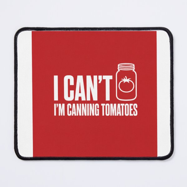 Item preview, I Can't I'm Canning Tomatoes Shirt, Funny Parody Logo Gardener Tee, Minimalist Tomato Season Sarcastic T-Shirt designed and sold by TshirtsLabs.