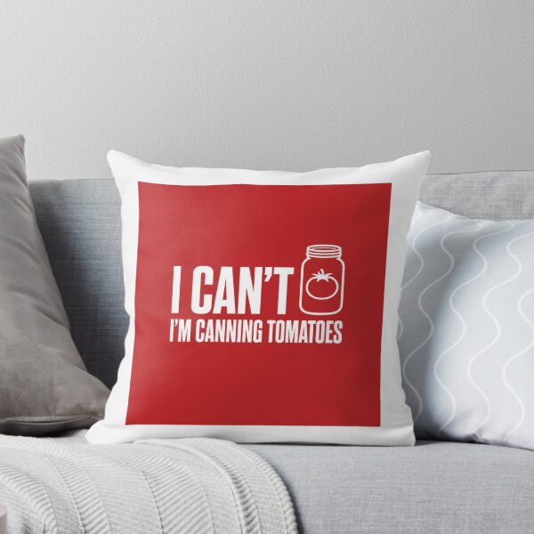 Item preview, I Can't I'm Canning Tomatoes Shirt, Funny Parody Logo Gardener Tee, Minimalist Tomato Season Sarcastic T-Shirt designed and sold by TshirtsLabs.