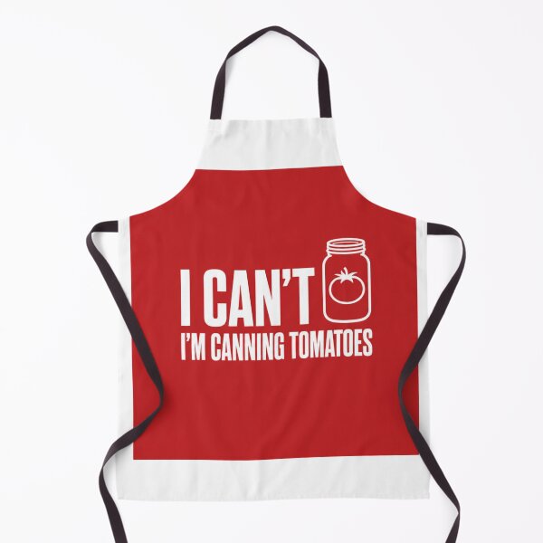 Item preview, I Can't I'm Canning Tomatoes Shirt, Funny Parody Logo Gardener Tee, Minimalist Tomato Season Sarcastic T-Shirt designed and sold by TshirtsLabs.