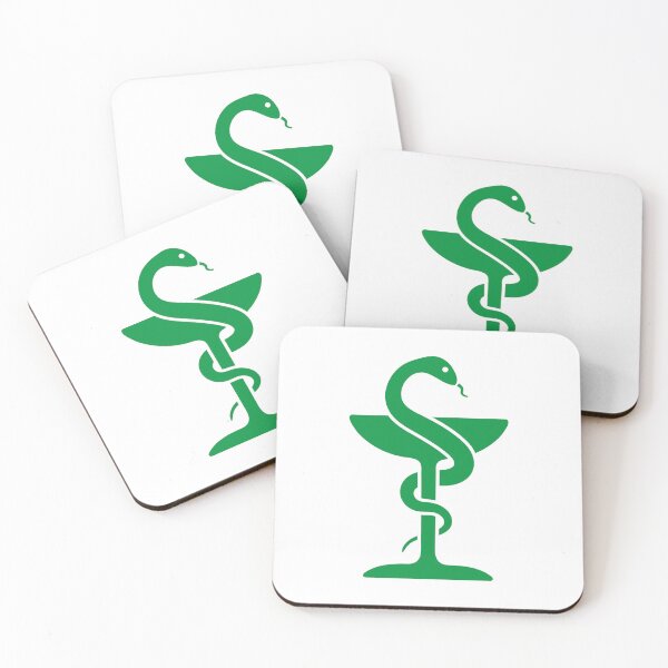 Item preview, Pharmacy Snake And Bowl Medical Symbol designed and sold by VectorForge Studio.