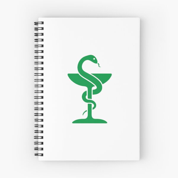 Item preview, Pharmacy Snake And Bowl Medical Symbol designed and sold by VectorForge Studio.