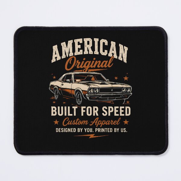 Item preview, American Original Muscle Car Shirt, Vintage Classic Car Graphic Tee, Built For Speed Retro Automotive Design, American Car Lover Gift designed and sold by Blebaylem.