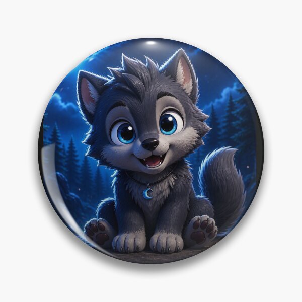 Item preview, Little Moonlight Wolf Cub designed and sold by DWolf04.