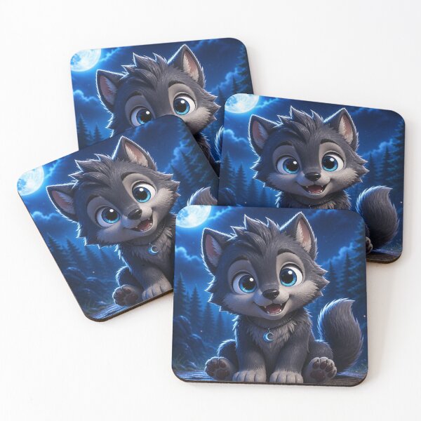 Item preview, Little Moonlight Wolf Cub designed and sold by DWolf04.