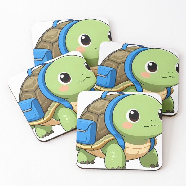 Item preview, Tortoise with Blue Backpack designed and sold by pumsquare.