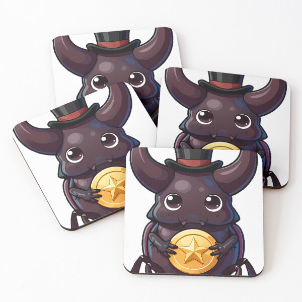 Item preview, Atlas Beetle with Golden Coin designed and sold by IllumeInk.