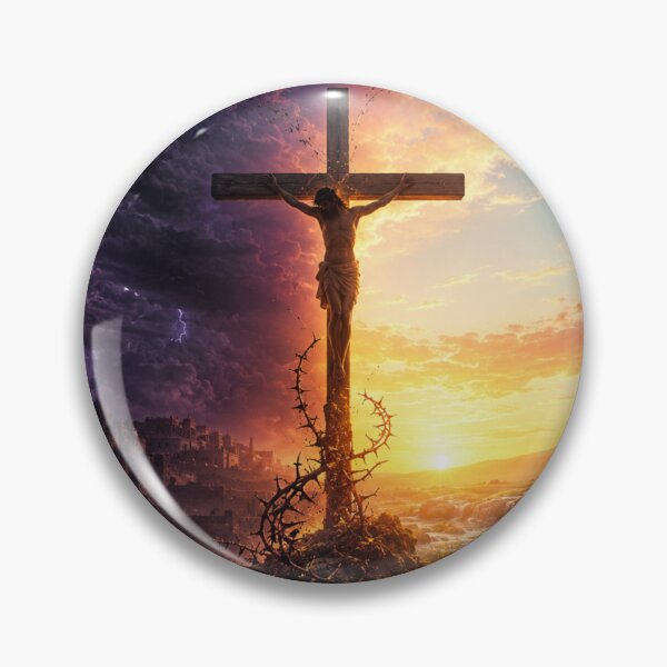 Item preview, The Day of Redemption (Crucifixion Sunrise) designed and sold by Einkstudio.