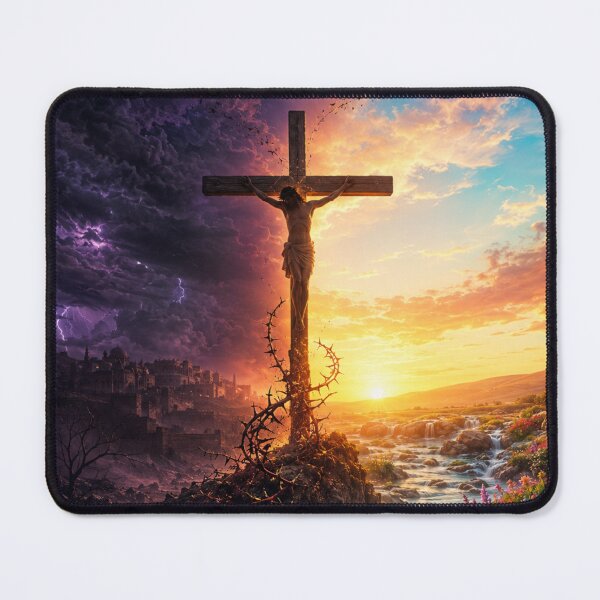 Item preview, The Day of Redemption (Crucifixion Sunrise) designed and sold by Einkstudio.