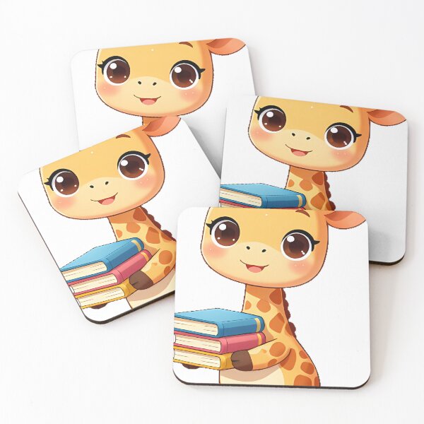 Item preview, Giraffe with Stack of Books designed and sold by pumsquare.