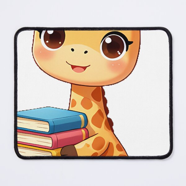 Item preview, Giraffe with Stack of Books designed and sold by pumsquare.