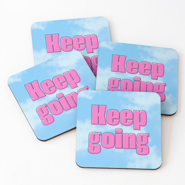 Item preview, Keep Going Pink Bubble Letters designed and sold by jianina-alondra.