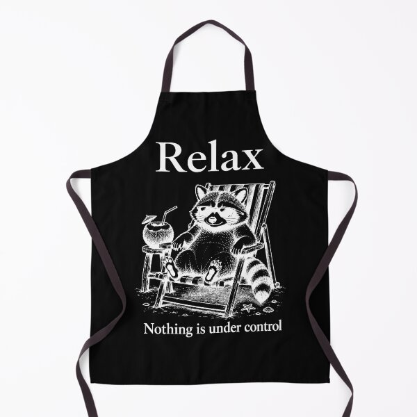 Item preview, Relax Nothing is Under Control, Funny Raccoon designed and sold by sentfromemily.