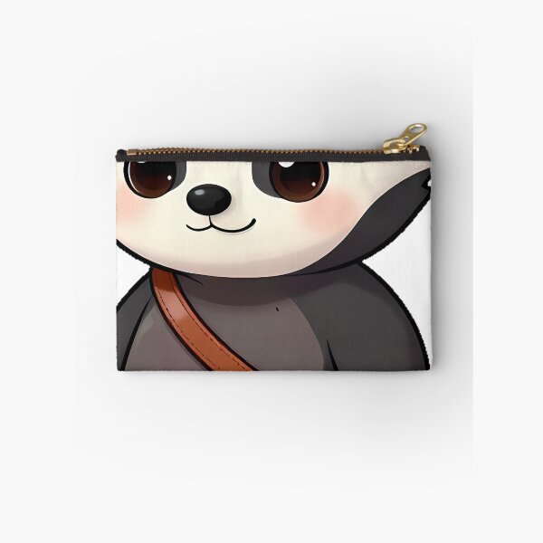 Item preview, Badger with Leather Satchel designed and sold by pumsquare.