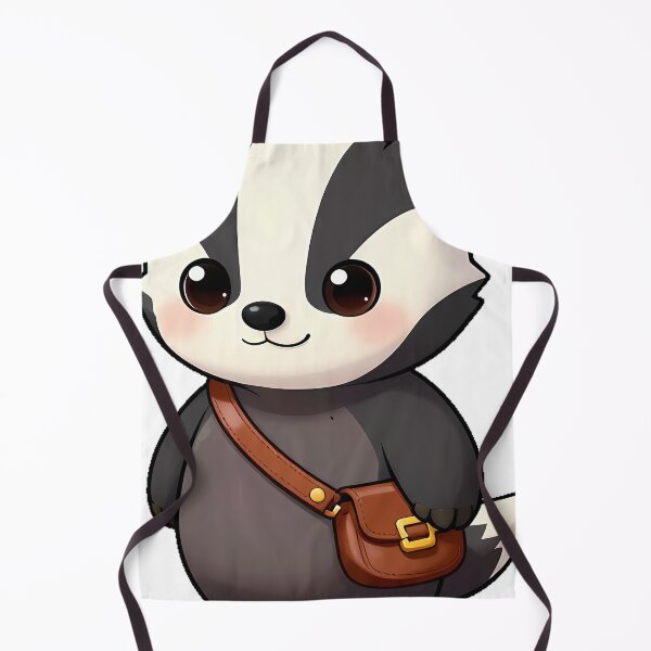 Item preview, Badger with Leather Satchel designed and sold by pumsquare.