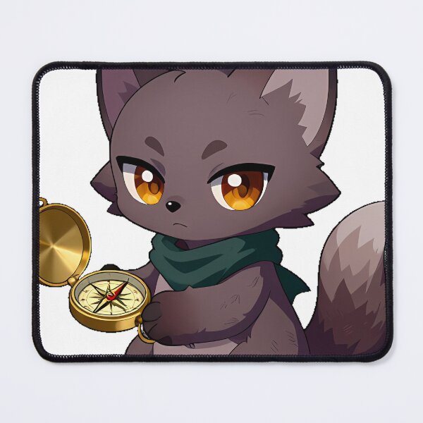 Item preview, Lynx Scholar with Antique Compass designed and sold by IllumeInk.
