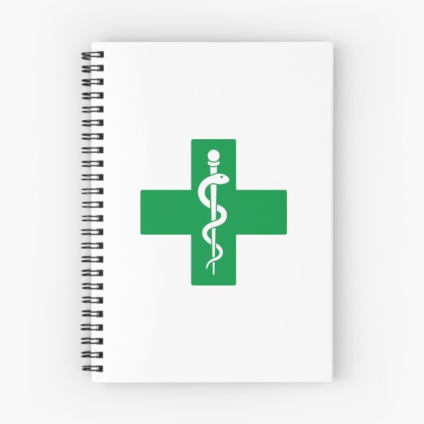 Item preview, Medical Cross Rod Of Asclepius Symbol designed and sold by VectorForge Studio.
