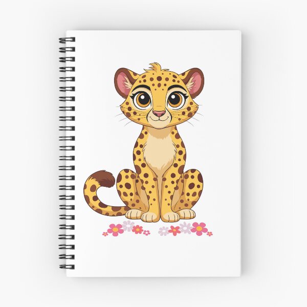 Item preview, Minimalist Cheetah Cub - Cute Hand-Drawn Animal Art designed and sold by ArthousePromos.