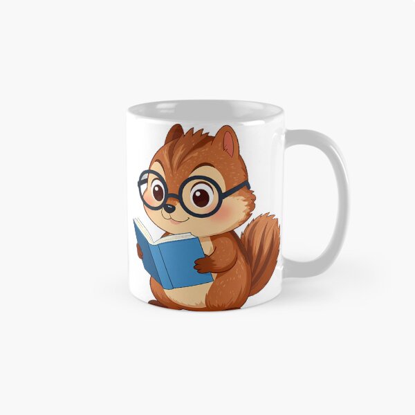 Item preview, Chipmunk with Glasses and Book designed and sold by pumsquare.