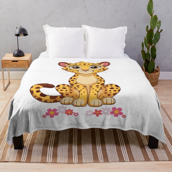 Item preview, Minimalist Cheetah Cub - Cute Hand-Drawn Animal Art designed and sold by ArthousePromos.