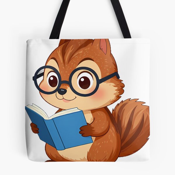 Item preview, Chipmunk with Glasses and Book designed and sold by pumsquare.