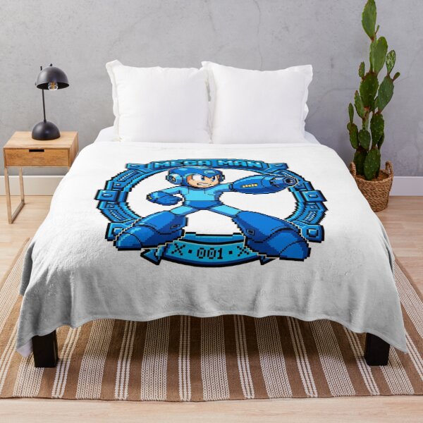 Item preview, Blue Robot Hero – Retro Pixel Art designed and sold by teamzeta.