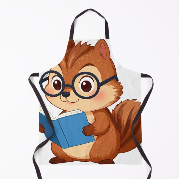 Item preview, Chipmunk with Glasses and Book designed and sold by pumsquare.