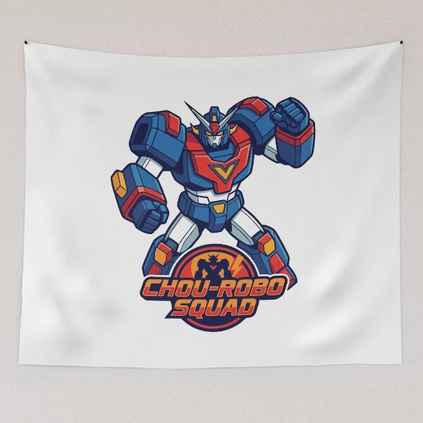 Item preview, Chou-Robo Squad Super Mecha Anime Robot designed and sold by TontikDesign.