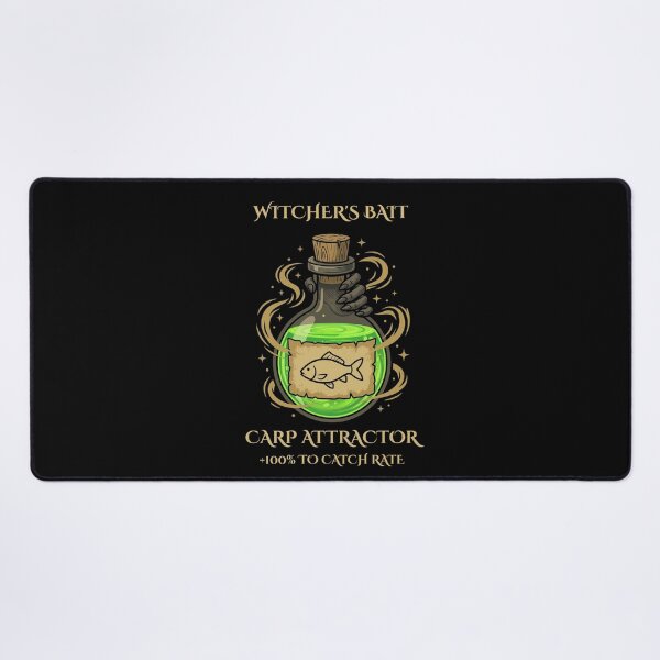Item preview, Witcher Bait Carp Attractor Funny Gaming Fishing Parody designed and sold by GeekAnglerStore.