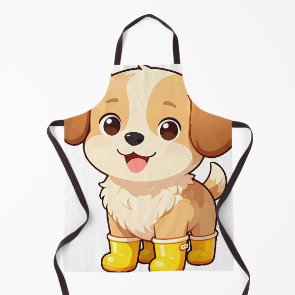 Item preview, Puppy with Yellow Rain Boots designed and sold by pumsquare.