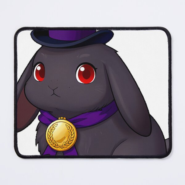 Item preview, Gothic Hare with Scholar Medal designed and sold by IllumeInk.