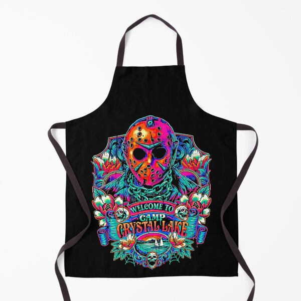 Item preview, Neon Hockey Mask Camp Horror Gothic Frame Art designed and sold by Anselle.