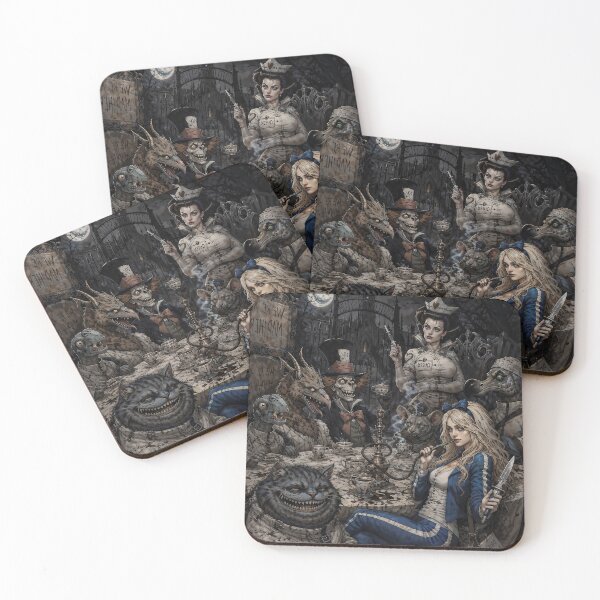 Item preview, Alice Haunted Tea Party designed and sold by AliceWhiteDF.