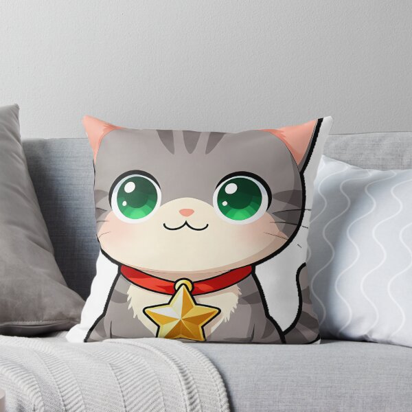 Item preview, Kitten with Golden Star Medal designed and sold by pumsquare.