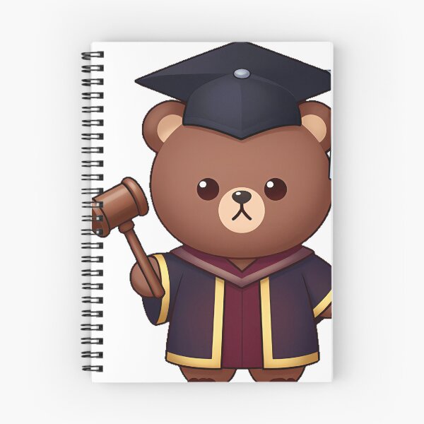 Item preview, Bear Scholar with Academic Cap and Gavel designed and sold by IllumeInk.