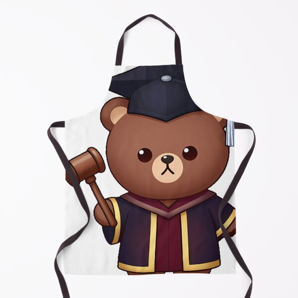 Item preview, Bear Scholar with Academic Cap and Gavel designed and sold by IllumeInk.