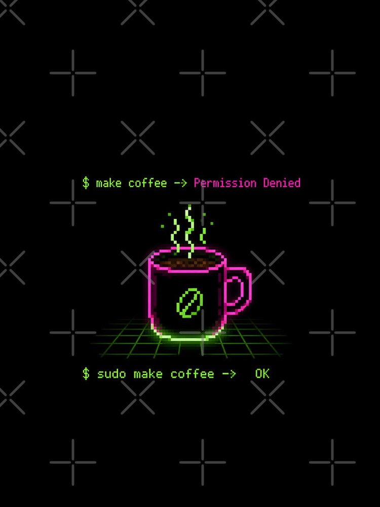 Thumbnail 4 of 4, iPhone Case, Sudo Make Coffee Funny Command Line Sysadmin Coder designed and sold by thirdshiftlab.