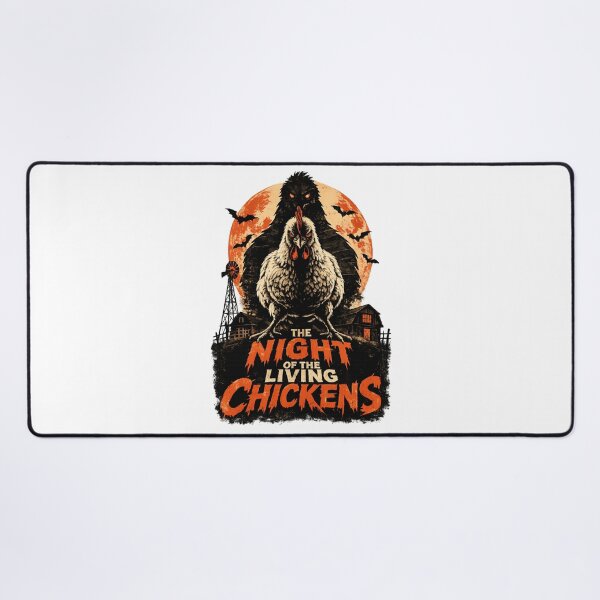 Item preview, Night of the Living Chickens – Funny Horror Chicken Halloween Shirt | Spooky Farm Design designed and sold by AydenWorld.