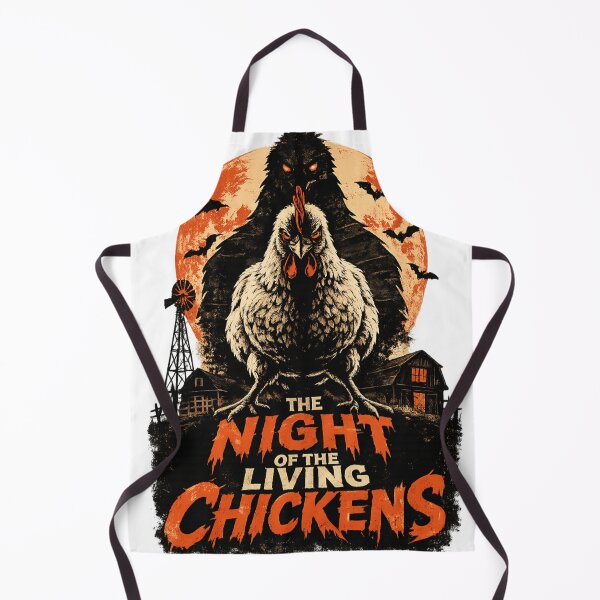 Item preview, Night of the Living Chickens – Funny Horror Chicken Halloween Shirt | Spooky Farm Design designed and sold by AydenWorld.